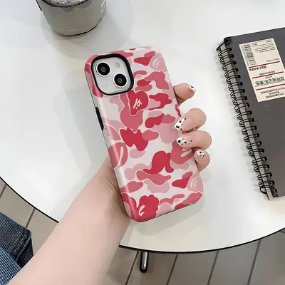 Camouflage Phone Case for iPhone 18 Pro Max, Drop-Proof Hard Shell - 12