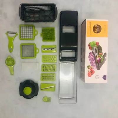 Sebze doğrayıcı çok işlevli, mutfak kesme makinesi - 10