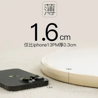 1.6 cm Ultra-Thin Ceiling Light, Bedroom, Minimalist, Eye-Caring