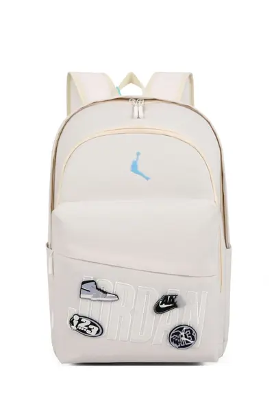 Trend Flying Man Magic Tape Starry Sky Large Capacity Dual Shoulder Backpack Student School Bag Unisex Casual Travel Backpack - 6
