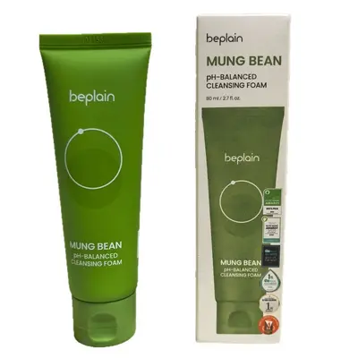 Beplain yeşil fasulye yüz temizleyici, zayıf asidik, 80ml