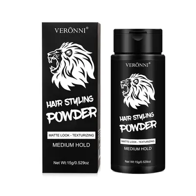 VERONNI Styling Volumizing Powder Dry Shampoo Hair Root Volume Powder for Men and Women, Oil Control Flip-Top Bangs Refresh, No Rinse 15g Cross-Border Source - 5