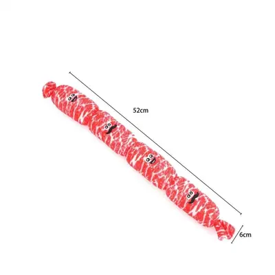 Plüsch-Hundespielzeug Wurst mit Quietscher - 8