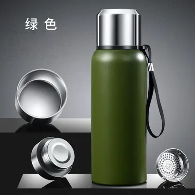 316 Paslanmaz Çelik Taşınabilir Termos Bardak 500 ml Outdoor Seyahat - 10