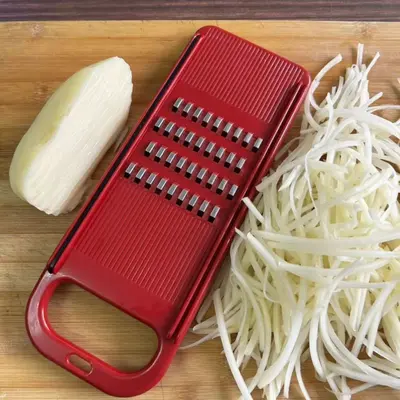 Streifenschneider [Marke SPOUNR] Dinsheng Kartoffelschneider Edelstahl Gurkenschneider Karottenschneider Multi-Funktions-Reibe - 12