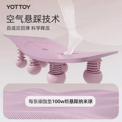 Non-Slip Thick Yoga Mat, yottoy TPE Floor Mat - 3