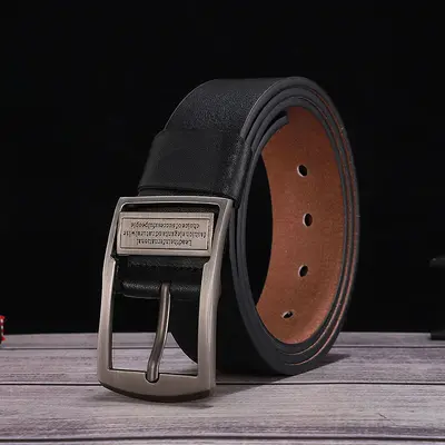 New Leather Belt Men's Belt Genuine Cowhide Belt Comfortable Versatile Men's Pin Buckle Belt Manufacturer Wholesale - 10