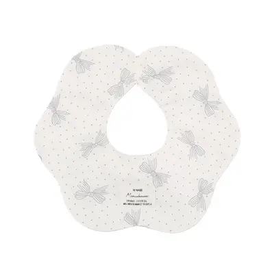 Waterproof Thin Baby Bib, 360-Degree Petal Design - 8