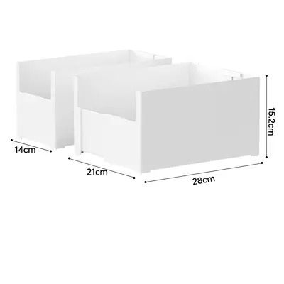 Storage box telescopic compartments multifunctional - 7