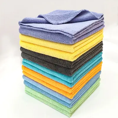 300 GSM mikrofiber oto kurulama ve cila bezi, sıcak kesim kenarlı