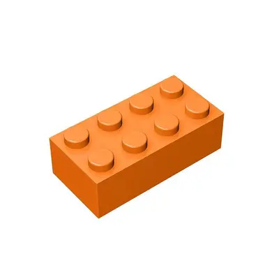 LEGO 3001 Uyumlu Kalın Tuğla Yapı Taşları, 2x4 Delikli, Küçük Parça - 12