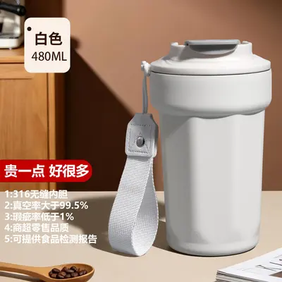 Edelstahl-Thermobecher 316, achteckig, Kaffee - 7