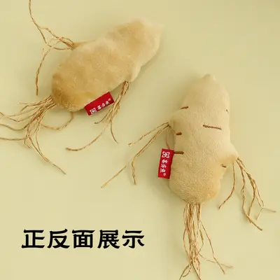 Gerçekçi ginseng bebek kedi oyuncağı, nane çıngıraklı, evcil hayvan oyuncağı - 4