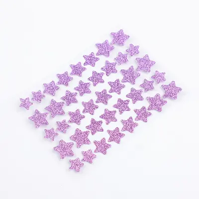 Grenzüberschreitend meistverkaufte farbige Glitter-Akne-Patches, 40 Stück, Glitter-Sterne, blendende Laser-Make-up, PE-Akne-Abdeckungspflaster.