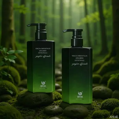 Anti-Haarausfall-Shampoo, Haardichte, Ölkontrolle, Shampoo- und Duschgel-Set