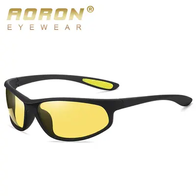 Sports Sunglasses, Small Frame, Dark Green, Polarized, Model 3033 - 7