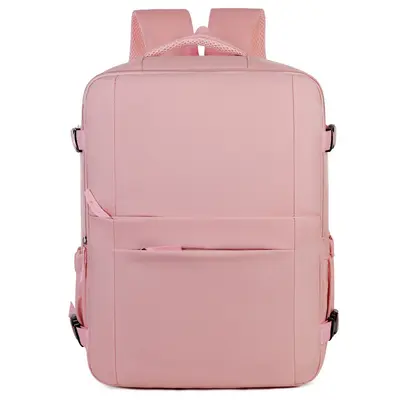 Large Capacity Backpack with Separate Shoe Compartment and Expandable Design - 10