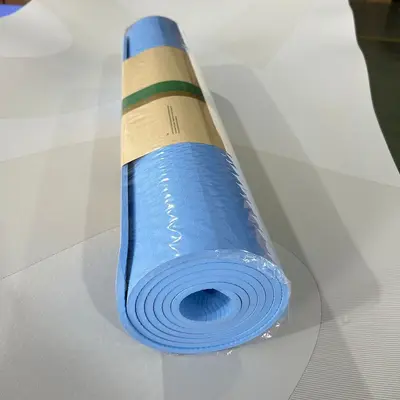 Non-Slip Yoga Mat 183x80x0.6 cm, Solid Color, Wide for Beginners - 3