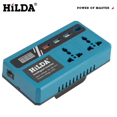 Lithium Battery Inverter AC220V/DC5V/12V Outdoor Work Inverter - 8