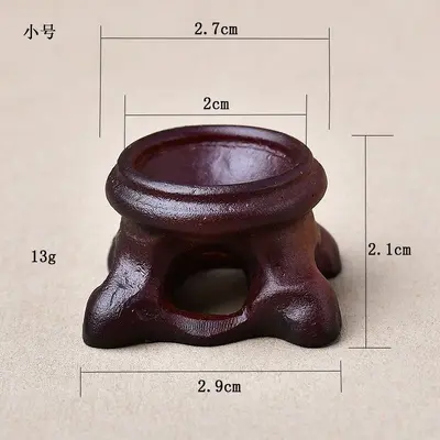 Natürlicher Kristallkugel-Sockel, kleine Kugel-Untersetzer, Holzspielzeug-Nussständer, Flaschenkürbis-Dekorationsbrett, Harzkreativer Harzsockel