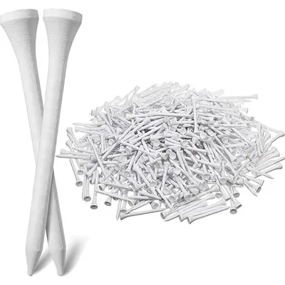 Beyaz ahşap golf tişi, 83/70/54 mm