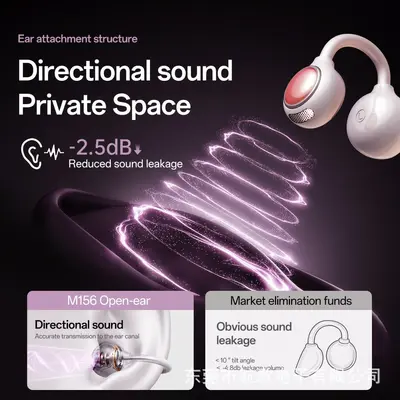 Neues M156 Wireless Bluetooth Kopfhörer Noise Cancelling Schlaf Ohrhörer Sport High-End Unisex intelligente digitale Anzeige 60 - 5