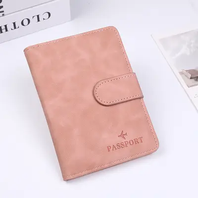 RFID Seyahat Pasaport Çantası Toka Anti-Manyetik Pasaport Koruma Kılıfı Çok Kartlı Kimlik Belgesi Saklama Koruma Kılıfı Belge Kartı Çantası - 9