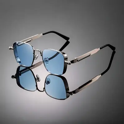 Retro Punk Heavy Metal Sunglasses, UV Protection for Driving - 11