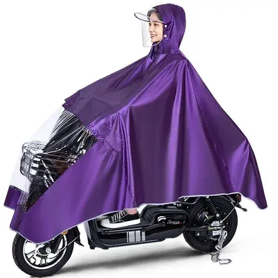 Elektrikli bisiklet yağmurluk motosiklet tam gövde yağmur örtüsü - 7