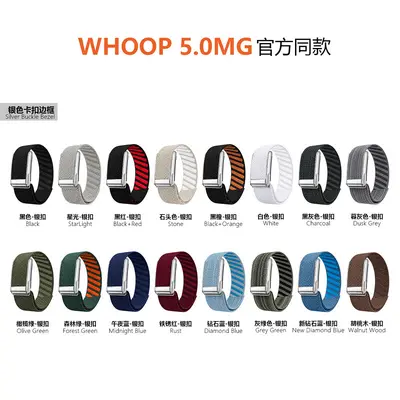 Nylon Replacement Band for WHOOP 5.0 MG ECG Smart Bracelet Official Style Strap WHOOP Watch Band Cross-Border