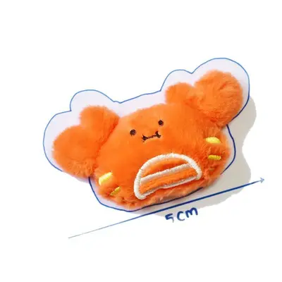 Mini Cute Plush Squeaky Dog Toy, Shark, Crab, Turtle and Whale Designs - 6