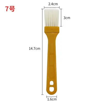 Toptan yüksek sıcaklık barbekü fırçası, pankek, ev tipi yağ fırçası, pişirme, kızartma şişleri, gıda sınıfı, tüy bırakmayan yağ fırçası - 7