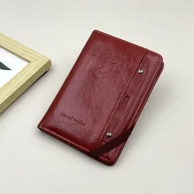 Anti-theft RFID Passport Holder Multi-functional Card Wallet Travel Document Boarding Pass Organizer Ticket Holder Travel Passport Wallet - 10