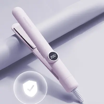 Zhigao 2-in-1 Digital Display Hair Straightener and Curling Iron for Dormitory - 9