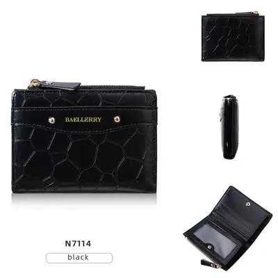 Baellerry Women's Short Wallet, Zipper Coin Pocket, Multi-Card Slots - 7