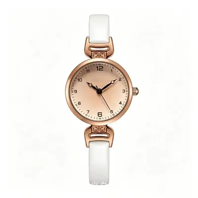 Rose gold taşlı kadın kol saati kuvars dijital kadran - 8