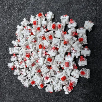 Mechanical Keyboard Switches, Blue, Red and Brown, Hot-Swappable, 3-Pin Cross Stem