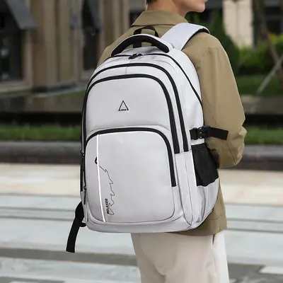 Waterproof Business Backpack, Large Capacity, Unisex, with Laptop Compartment