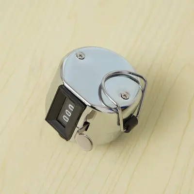 4-Digit Metal Handheld Mechanical Tally Counter