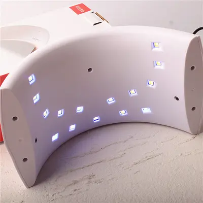 24W tırnak fototerapi makinesi sensörü çabuk kuruyan kurutucu led lamba tırnak 9C oje tutkal pişirme ışığı fototerapi lambası aracı