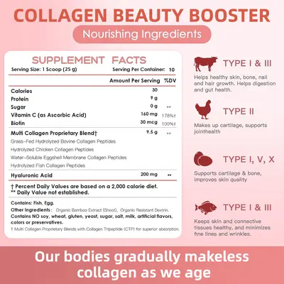 Wao Özel Biotinli Clear Protein Tozu Whey Protein Tozu ODM Hızlı Sevkiyat