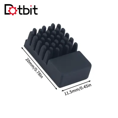 Silicone Nozzle Cleaning Brush with Adhesive Backing for Elegoo Centauri Carbon