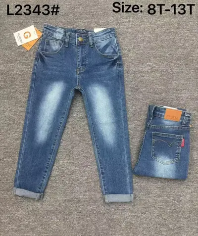 Boys' Jeans, Ages 8-13, Soft Fabric, Spring and Autumn - 9