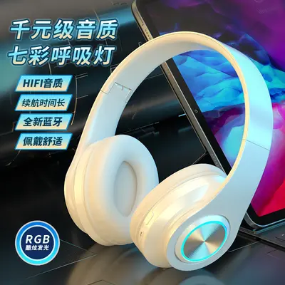 Bluetooth oyun kulaklığı, LED, ağır bas, TF kart yuvası