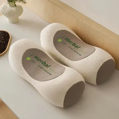 Buckwheat Hull Pillow Cervical Spine Support Sleep Pillow Yuanbao Hard Pillow Core Adult Household Cylindrical Buckwheat Pillow Wholesale - 10