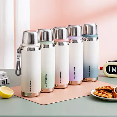 Double-Wall Stainless Steel Insulated Cup, Large Capacity, Custom Logo Printing - 3