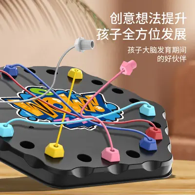 Knoten-Entwirr-Denkspiel für Kinder, Seil-Knoten-Logikspiel