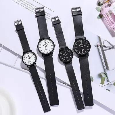Minimalist kuvars saati, gençler için, K-tarzı