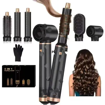 5-in-1 Hot Air Brush and 7-in-1 High-Speed Hair Dryer Styling Set