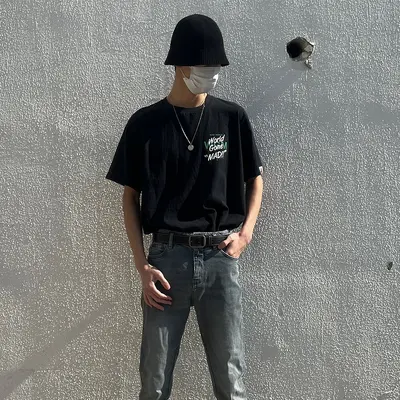 Erkekler, gençler için pin tokalı kemer, Hong Kong tarzı modaya uygun basit kot kemer, unisex çok yönlü kemer